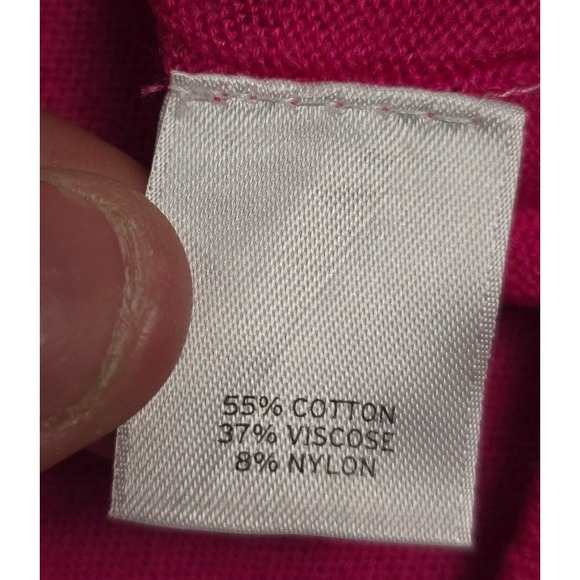 Halogen Knit Sweater Long Sleeve Crew Neck Pink Lightweight Comfy Size XL - Picture 5 of 8